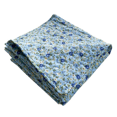 Dacore - Picnictæppe småblomstret blå - 130x170 cm