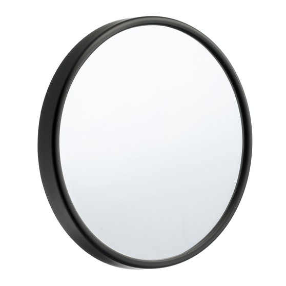 Smedbo Outline Lite  - Make-Up Spejl m/sugekopper - 13 cm - Sort