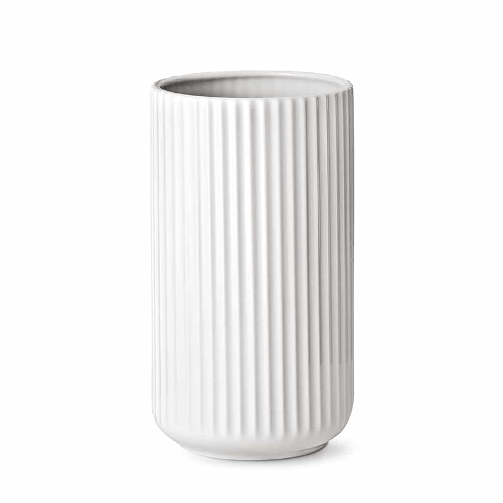 Lyngby - Vasen 25 cm hvid