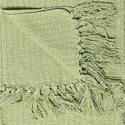 Dacore - Plaid med frynser 125x150 - Grøn