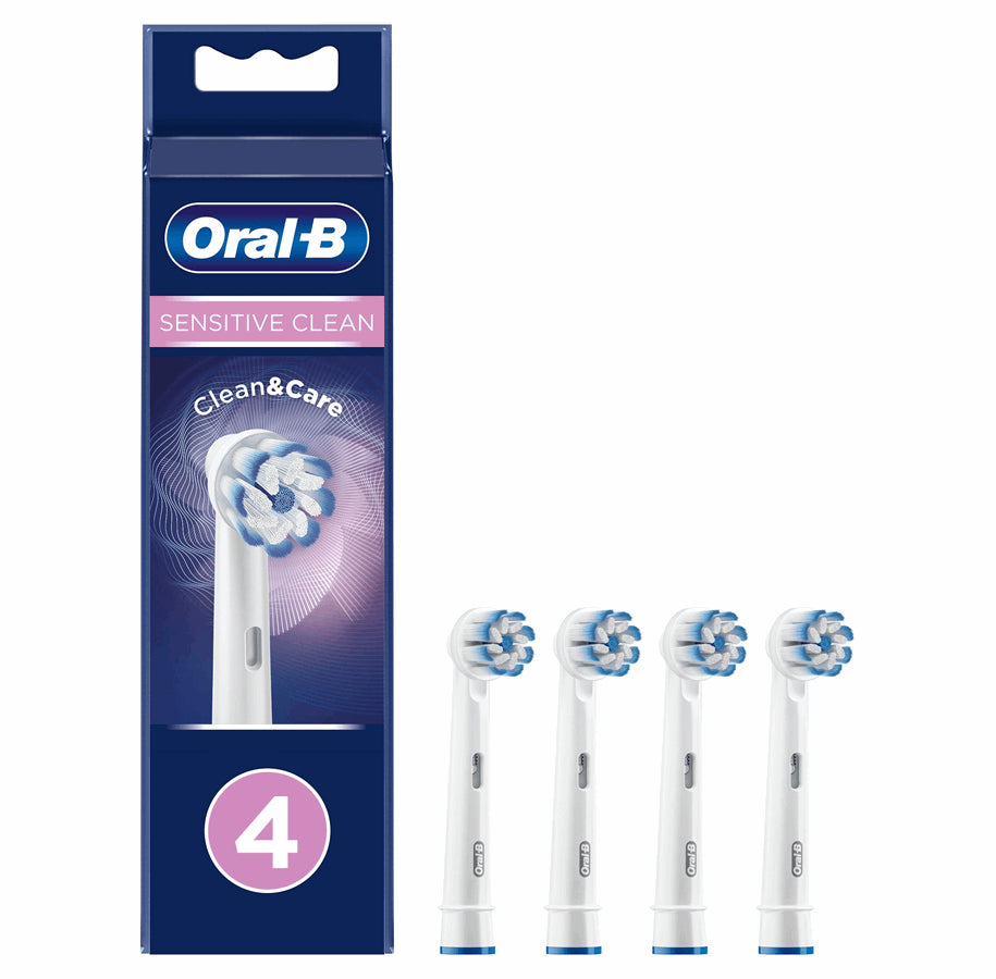 Oral-B - Tandborsthuvuden Sensitive clean 4-pack