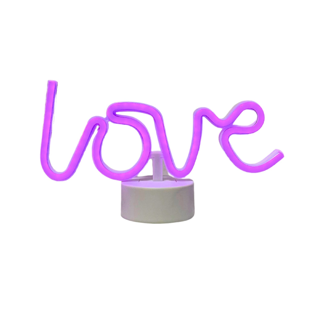 Conzept - Neonskylt "Love" 28 x 15,5 x 8 cm - för batteri