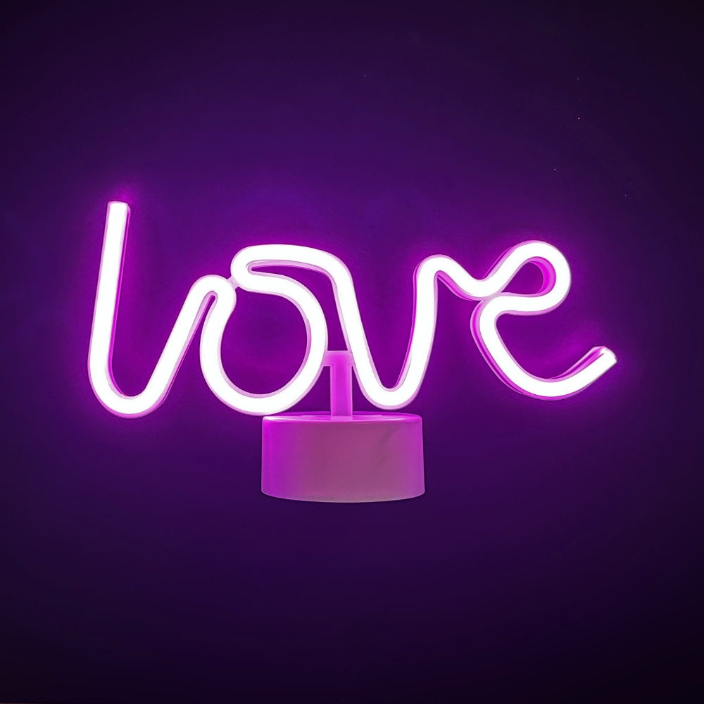 Conzept - Neonskylt "Love" 28 x 15,5 x 8 cm - för batteri