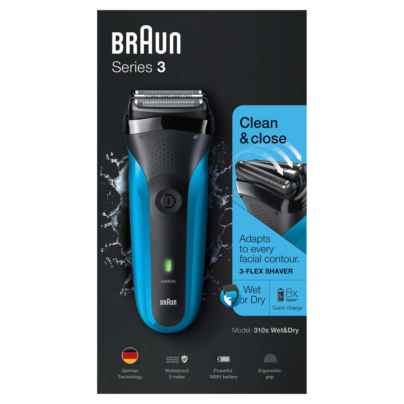 Braun - Shaver Series 3 310s Wet&Dry