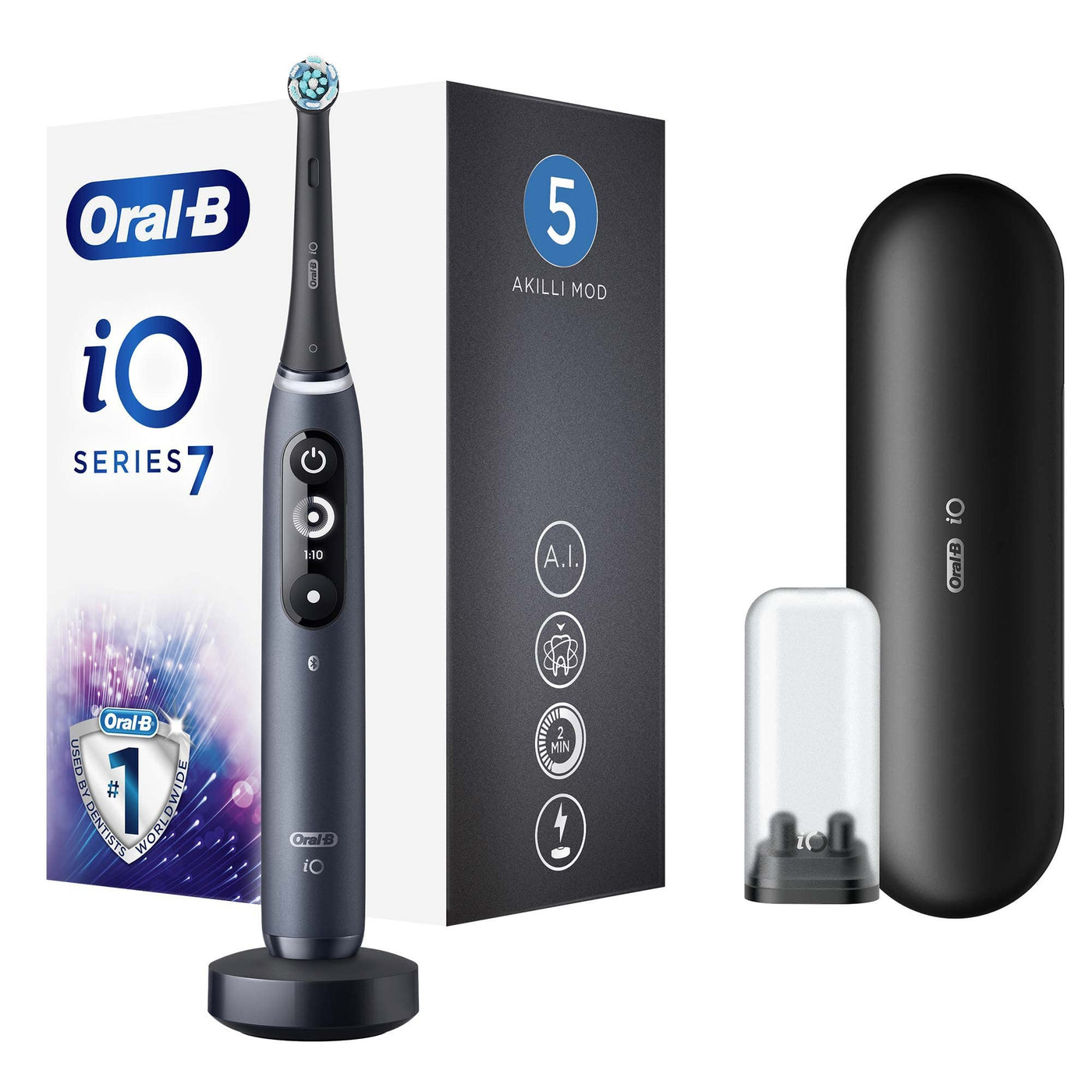 Oral-B - Elektrisk tandborste - iO7 Svart