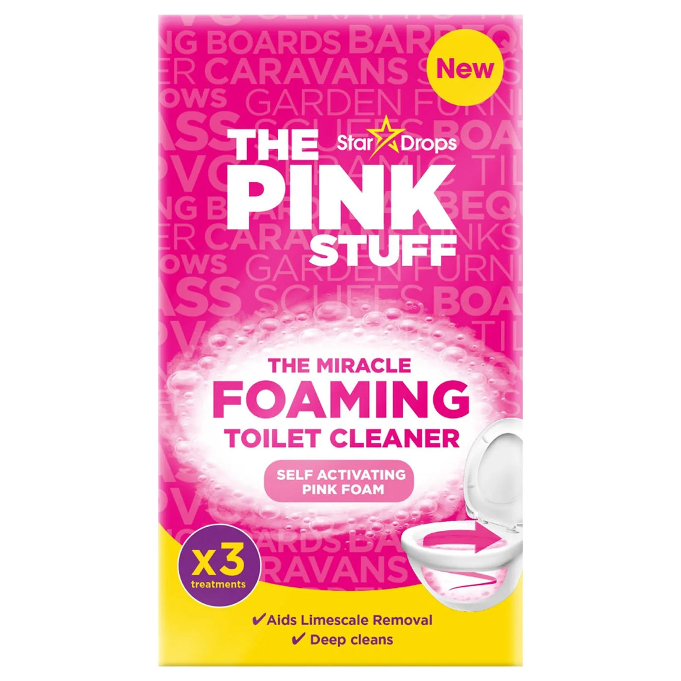 Stardrops - The Pink stuff Skummande toalettrengöring med mirakelkraft