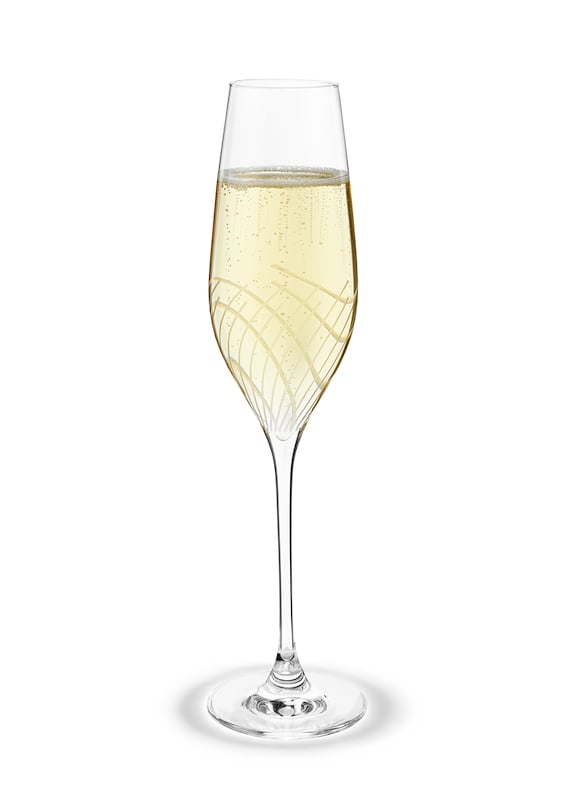 Holmegaard - Cabernet Lines champagneglas 29 cl. 2 stk.