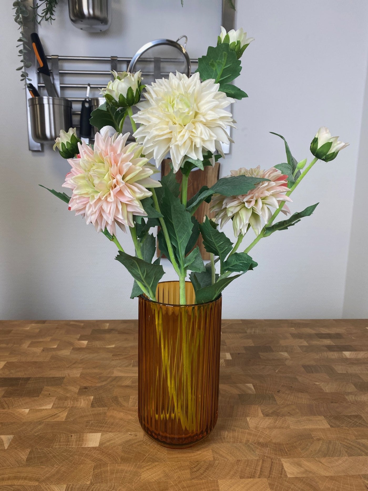 Lyngby - Vase 20 cm - Amber