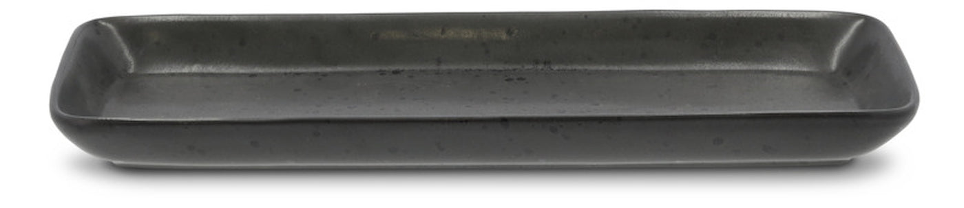 BITZ - Serveringsfat rektangulärt 38 x 14 cm - Matt svart