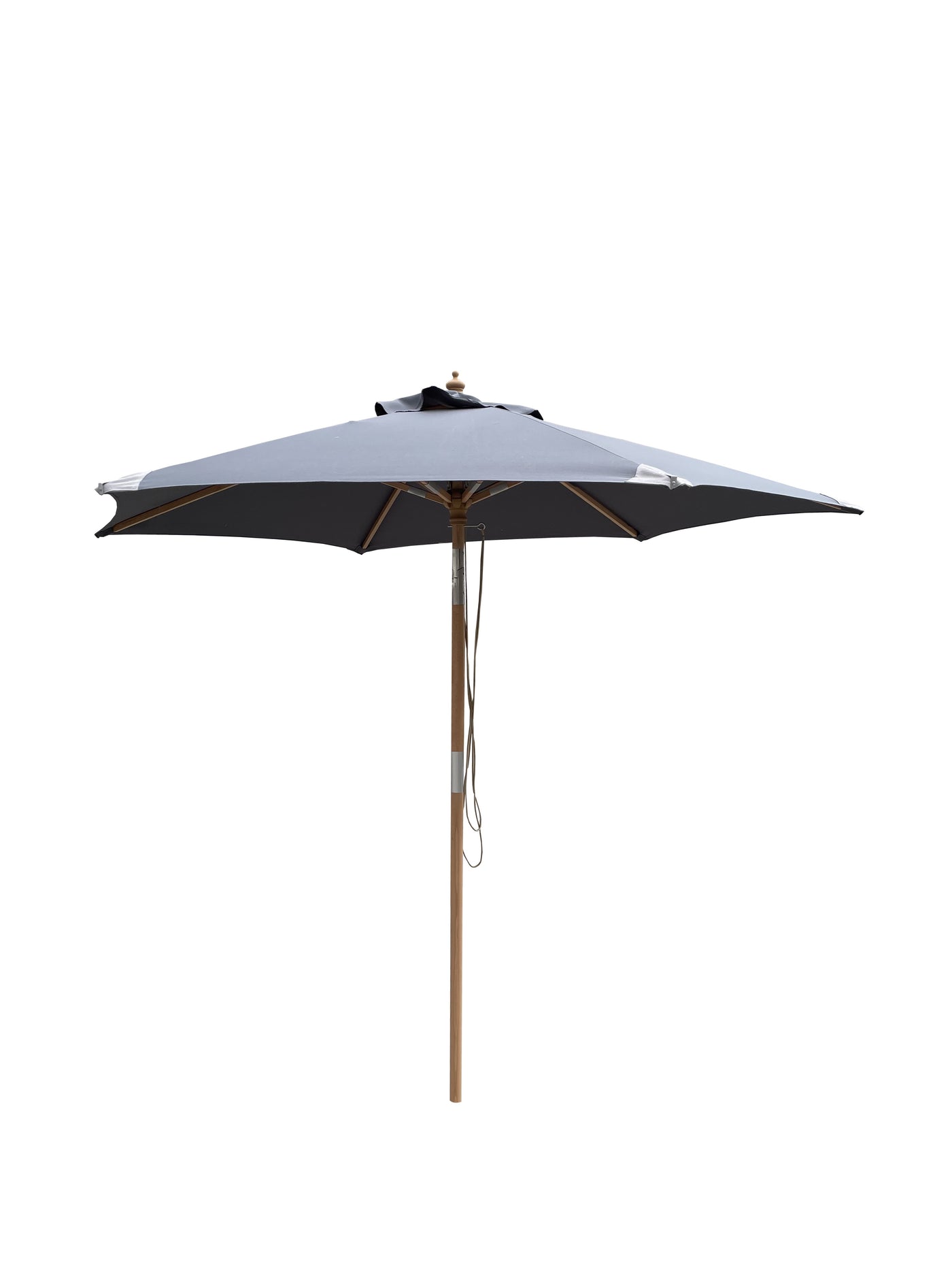Hoffmann - Geneva parasoll Ø 2,5 m 2 delar - Grå
