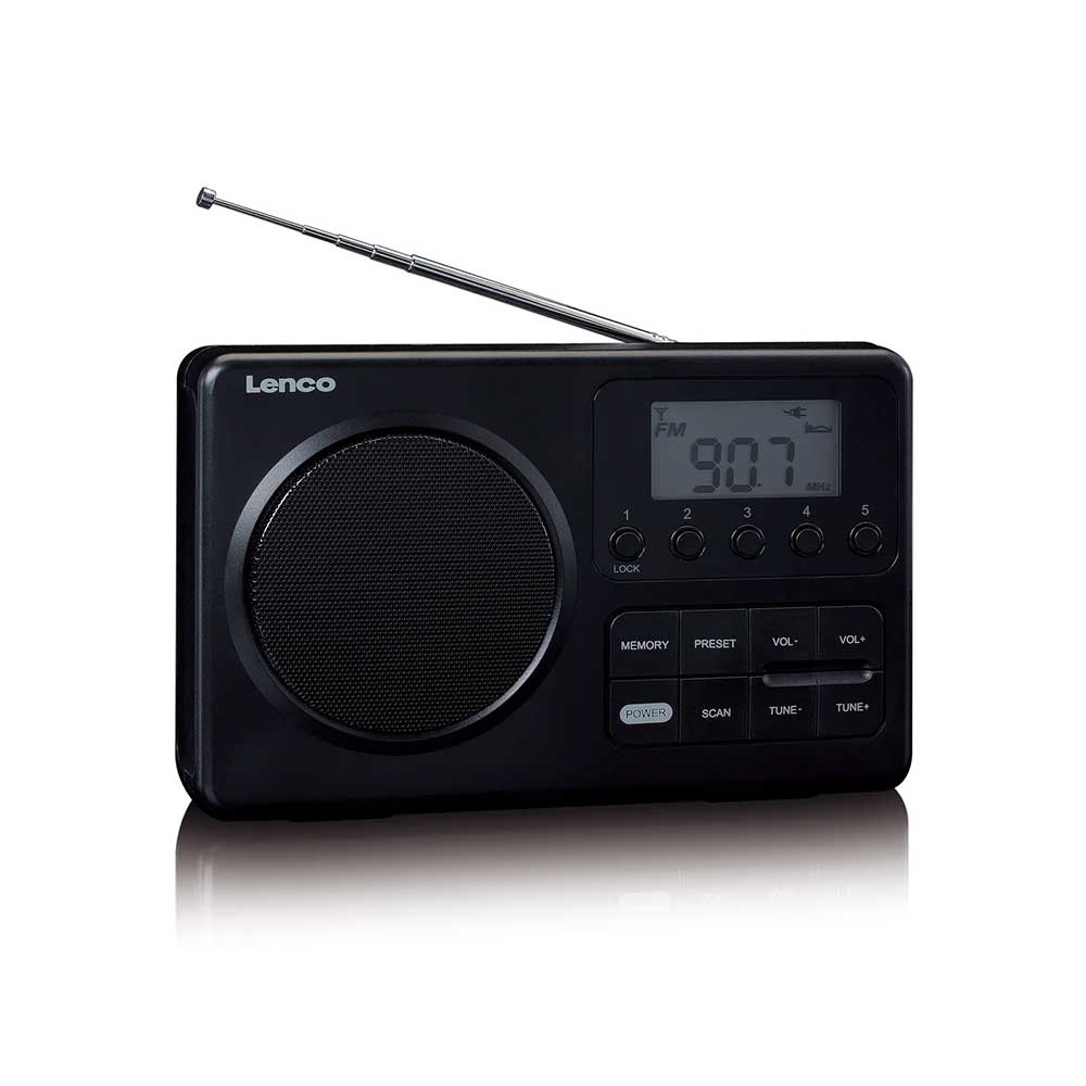 Lenco MPR-035 FM-radio - svart