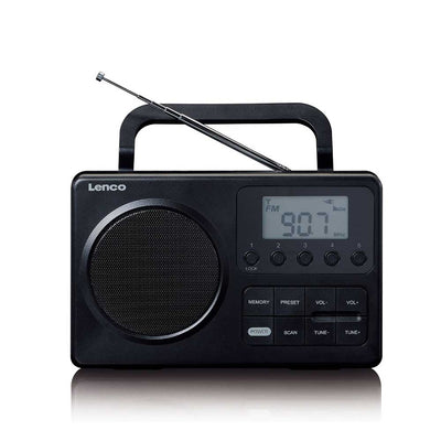 Lenco MPR-035 FM Radio – Sort