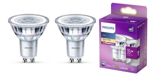 Philips - LED-spot GU10 35 watt - 2 st