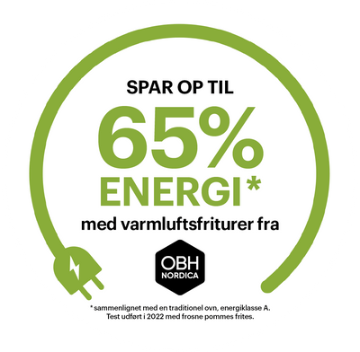 OBH Nordica Easy Fry air fryer 3-i-1 Steam+