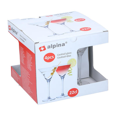Alpina - Martiniglas 22 cl. 4 st.