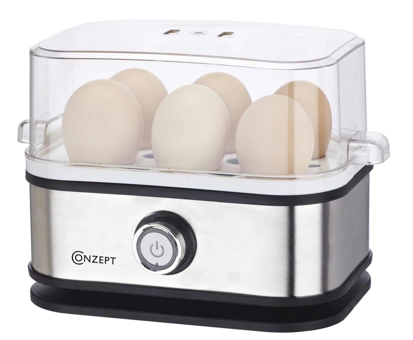 Conzept - Electric æggekoger stål til 6 æg