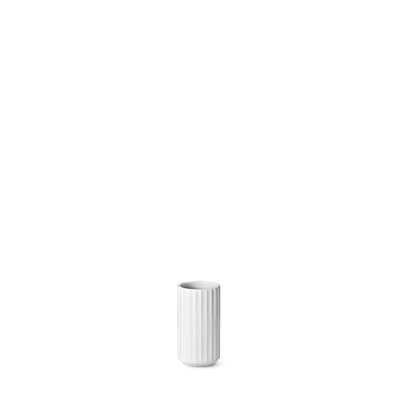 Lyngby - Vasen Hvid porcelæn 9 cm