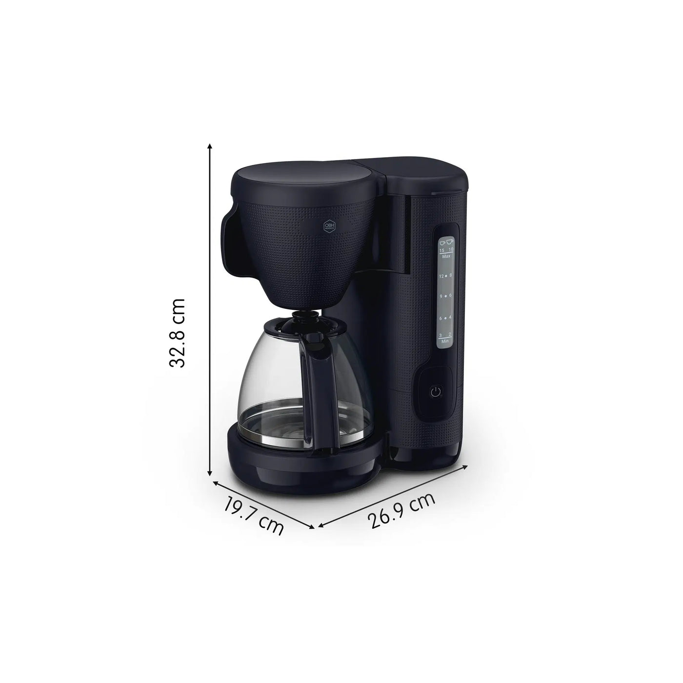 OBH Nordica - kaffemaskine Morning OP2M08S0 - Sort