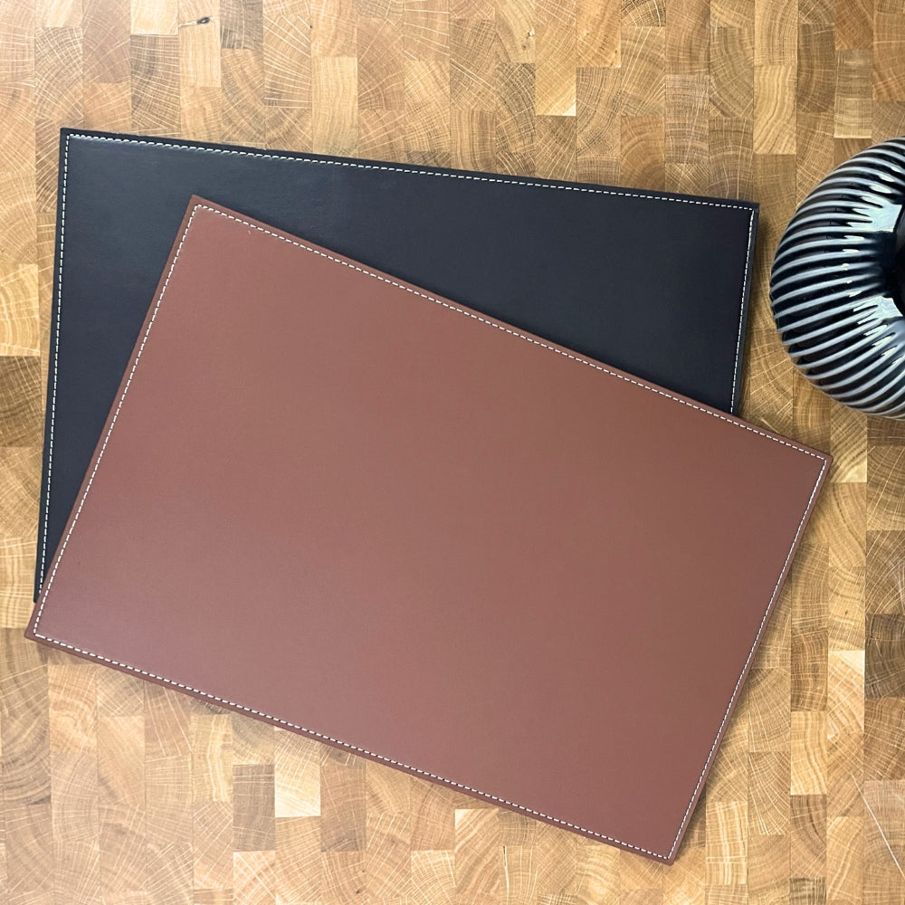 Dacore – Bordsunderlägg Läderlook - brun 30x45 cm