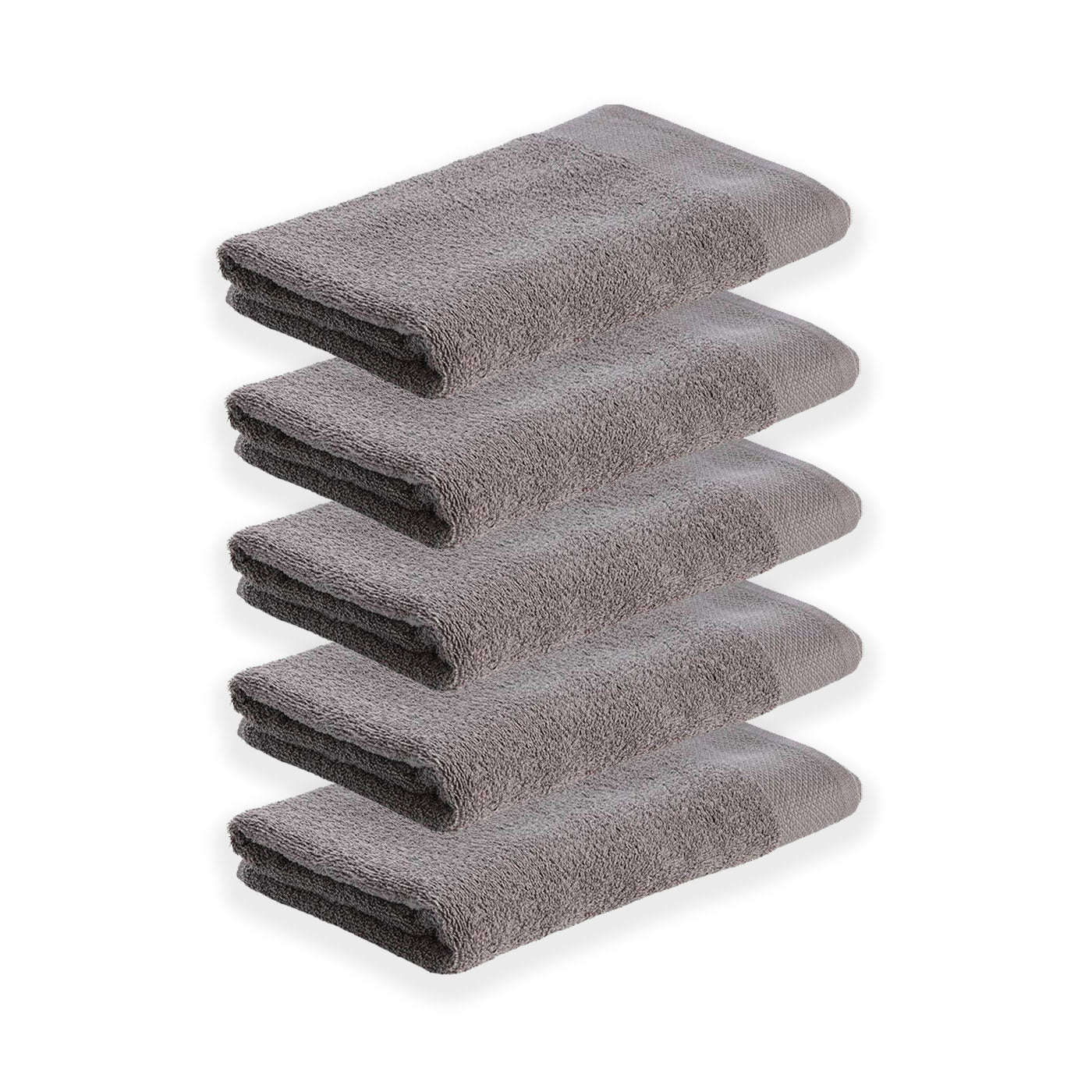 5-pak: Day - Håndklæde 50x100 cm 420 gram Dark Grey