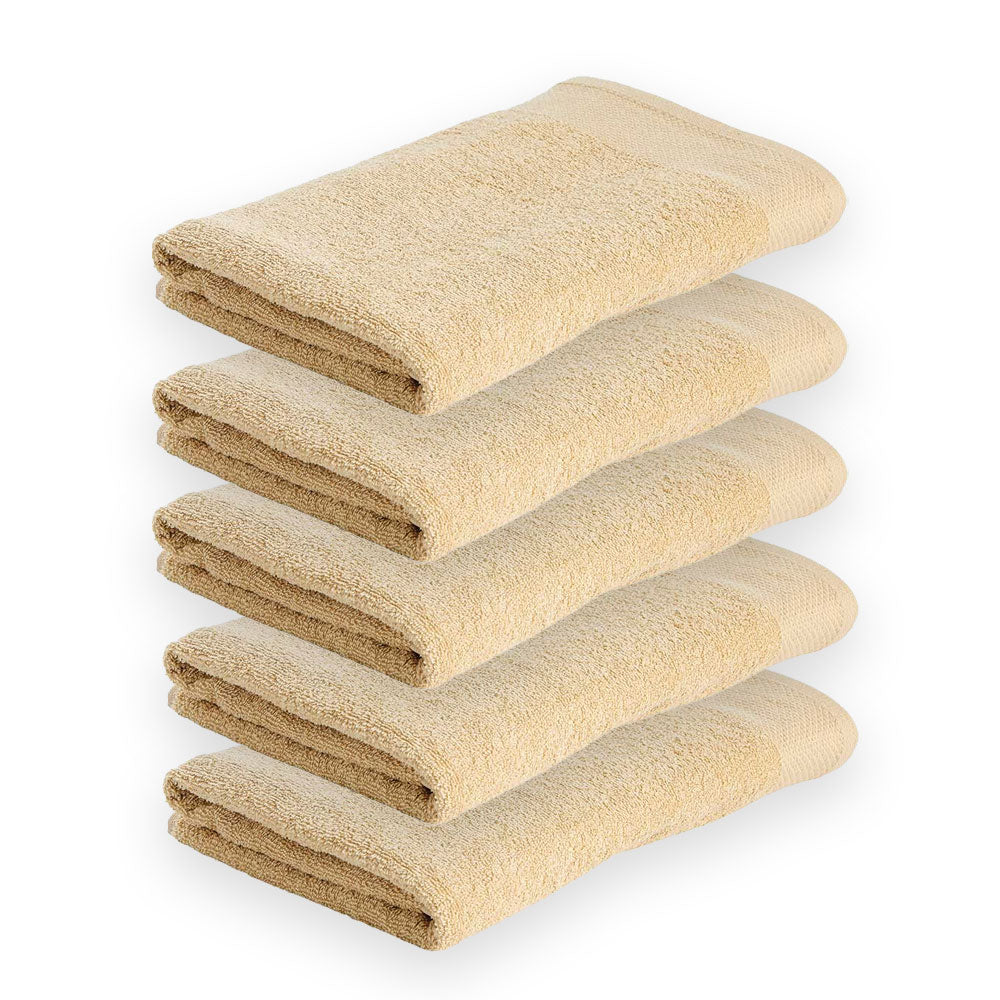 5-pak: Day - Håndklæde 90x180 cm 420 gram Yellow Sand