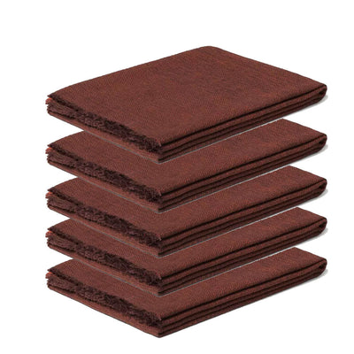 5-pack: Juna Reflection - Handduk 70x140 cm choklad