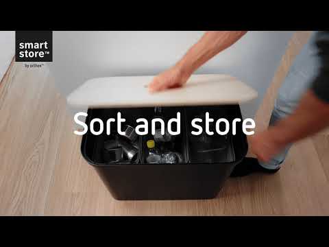 SmartStore Collect 76L affaldsspande Sæt - Sort
