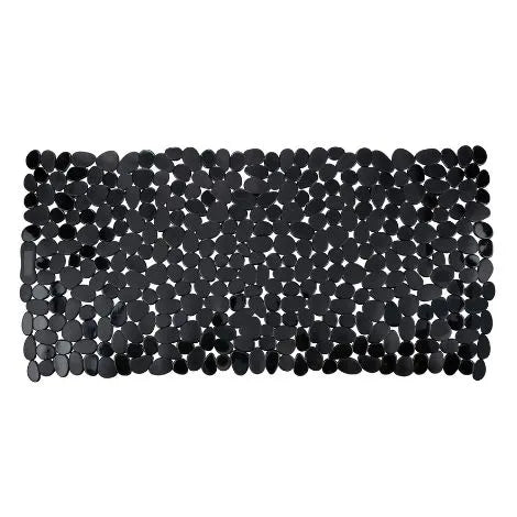 Badmatta - Halkskydd svart 68x35 cm
