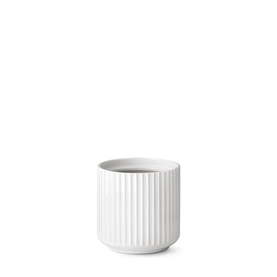 Lyngby - Urtepotte Hvid porcelæn 14 cm