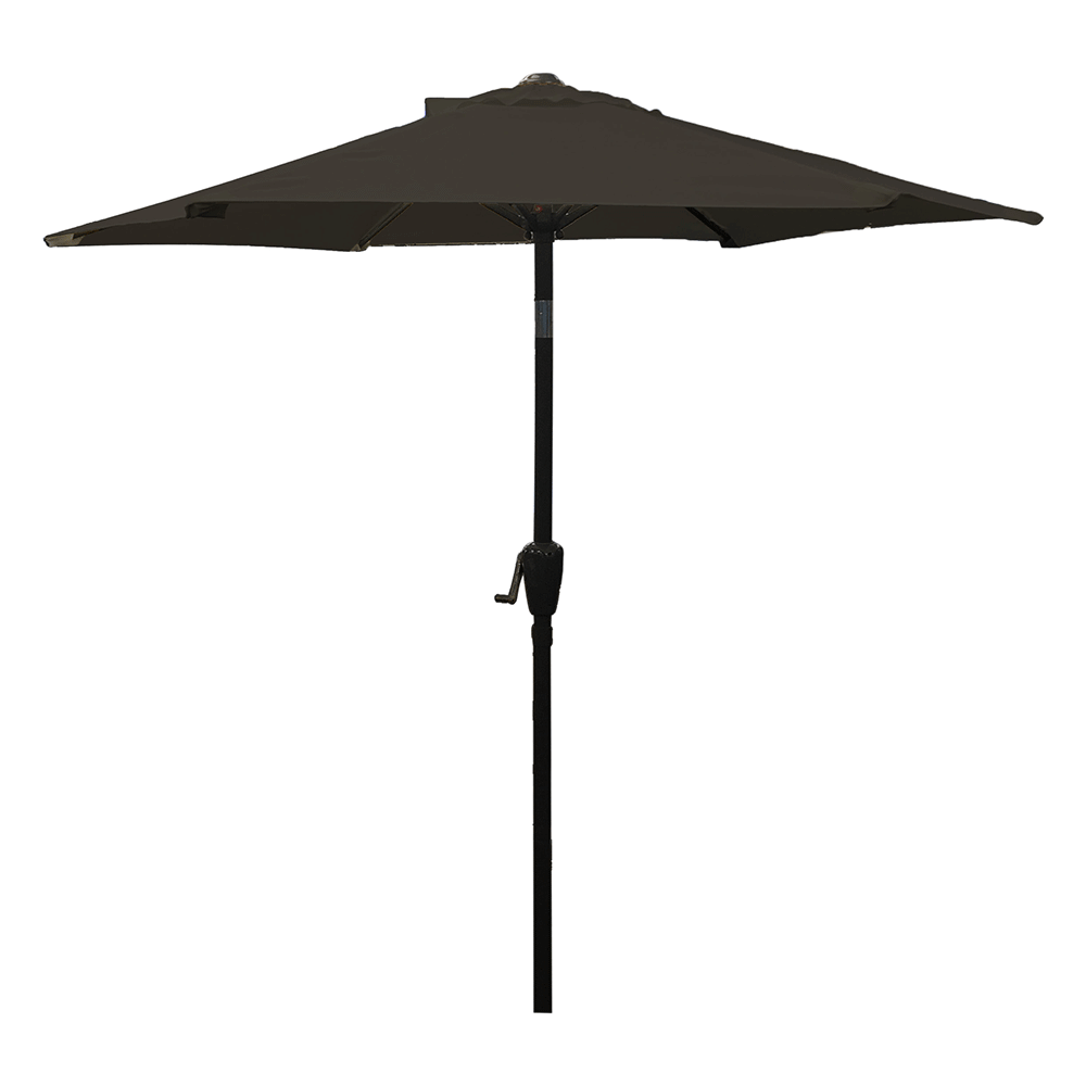 Hoffmann - Madrid parasol Ø2 m alu grå NR. 120