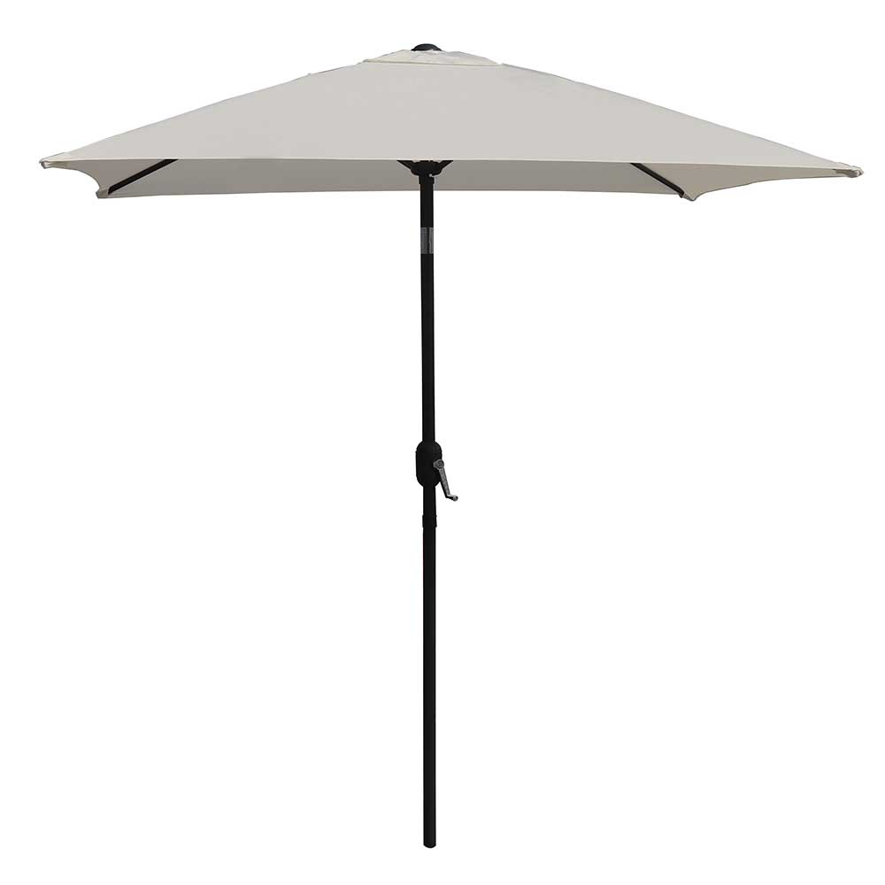 Hoffmann - Barcelona parasoll aluminium med lutning 2x2 m natur NR. 130
