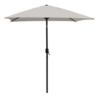 Hoffmann - Barcelona parasoll aluminium med lutning 2x2 m natur NR. 130