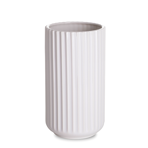 Lyngby - vase 20 cm -  Hvid