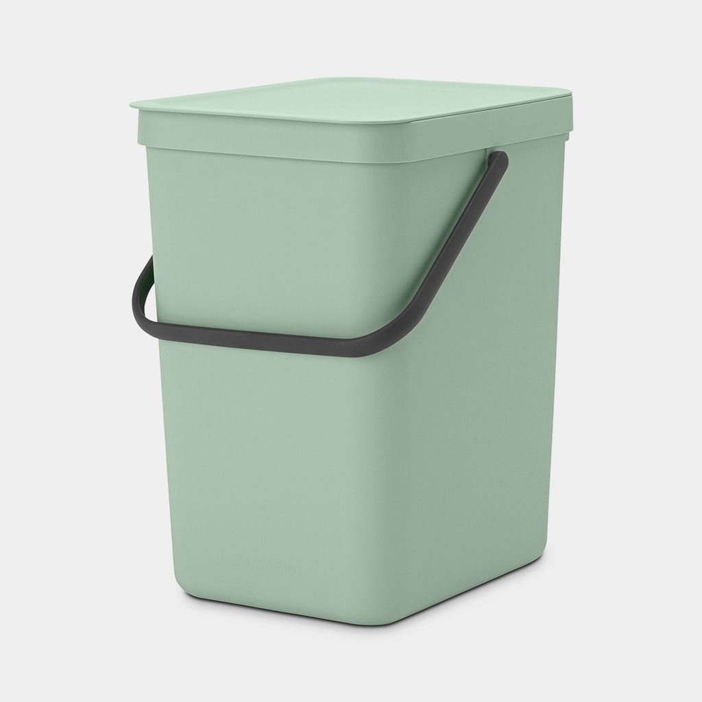 Brabantia - Sorteringsaffaldsspand m/ Låg - 25 Liter Jade Green