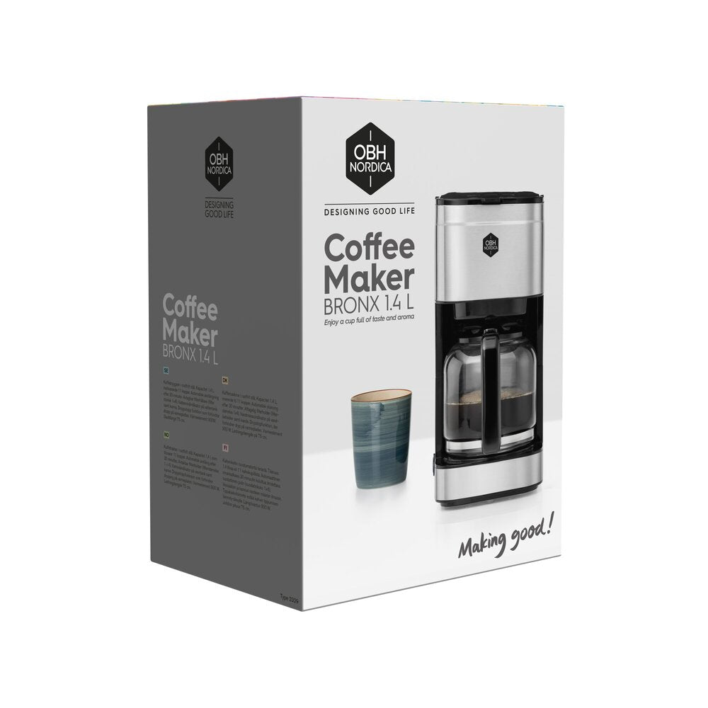 OBH Nordica kaffemaskine Bronx 1,4L 900 W