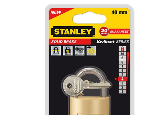Stanley - Hængelås - 40 mm