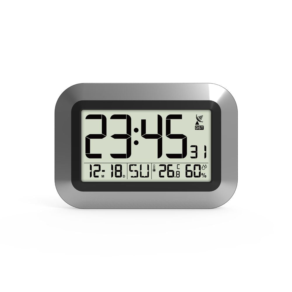 Conzept - Digital väggklocka - med datum, temperatur och hygrometer