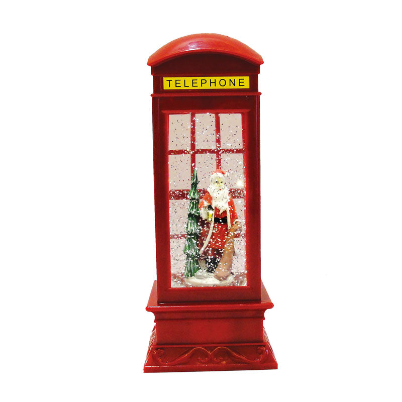 Conzept Christmas - Snelanterne med telefonboks - 15,5x27 cm