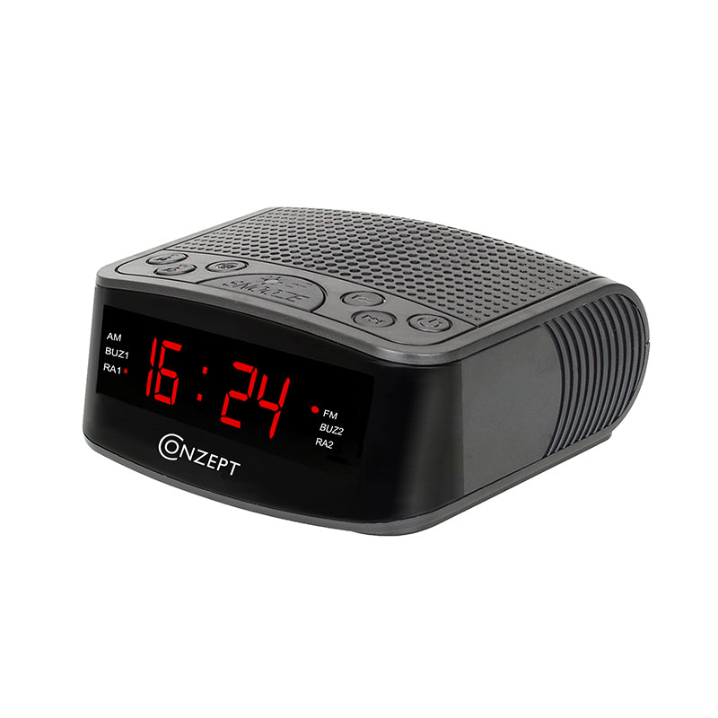 Conzept - Clockradio med dual alarm