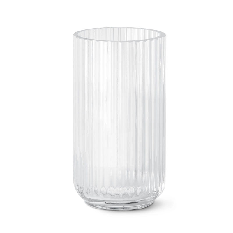 Lyngby - Vas 20 cm - klart glas