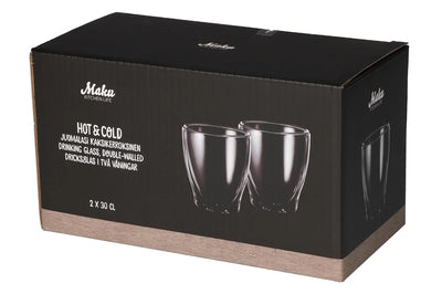 MAKU - Dobbeltvægget glas 30 cl. - 2 stk.