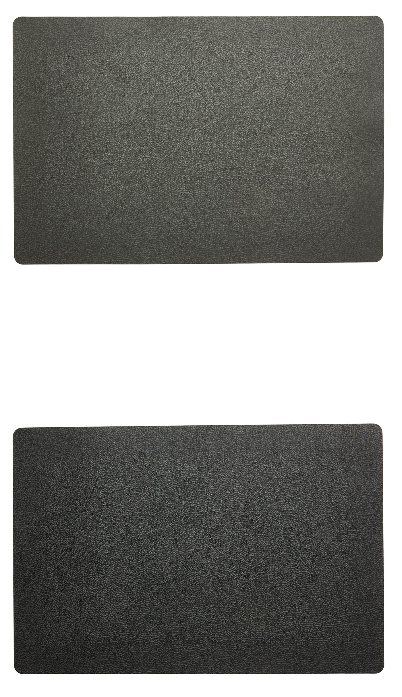 Dacore - Dækkeserviet PU soft 30x45 cm - mellem grå/sort vendbar