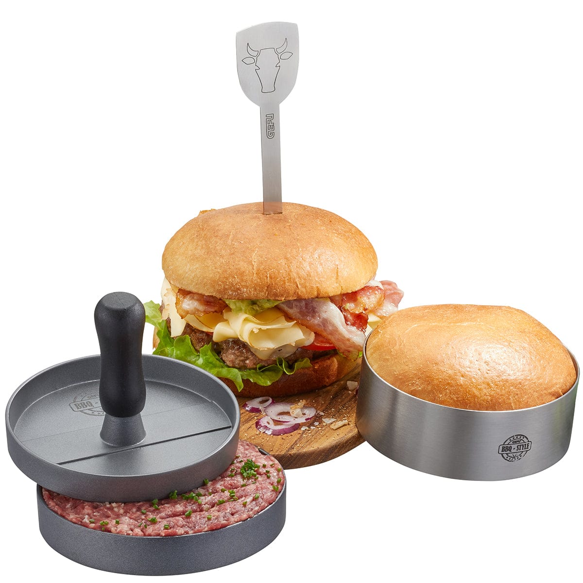 Gefu - Burger set 3 delar