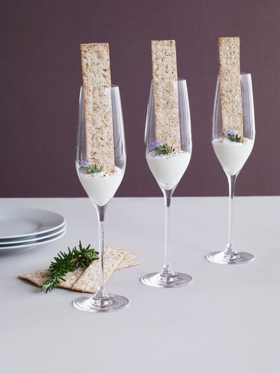 Holmegaard - Cabernet Champagneglas klar - 29 cl 6 stk.
