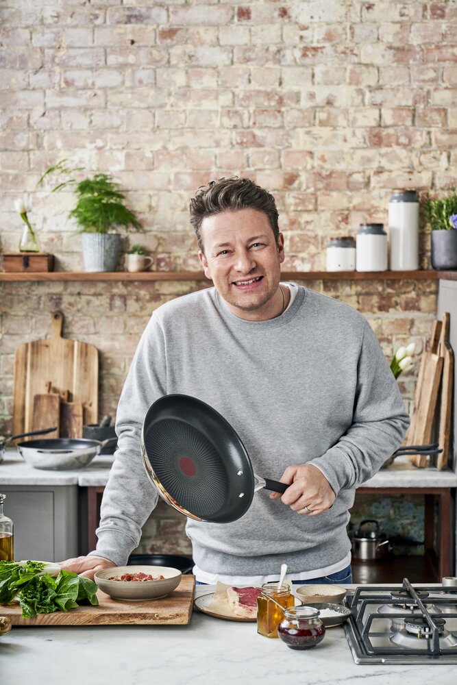 Jamie Oliver Quick & Easy SS stegepande 24 cm