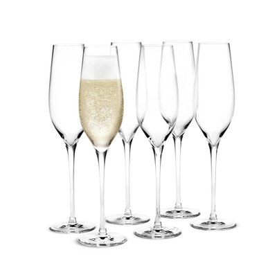 Holmegaard - Cabernet Champagneglas klar - 29 cl 6 stk.