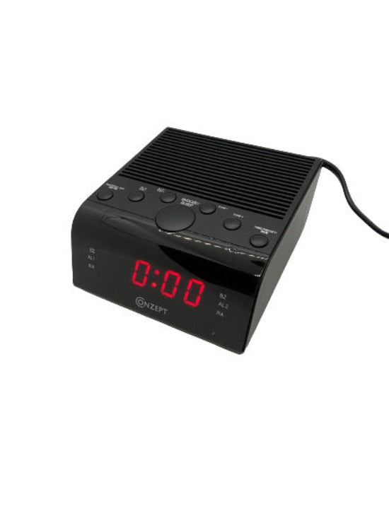 Conzept Electric - Clockradio med dual alarm