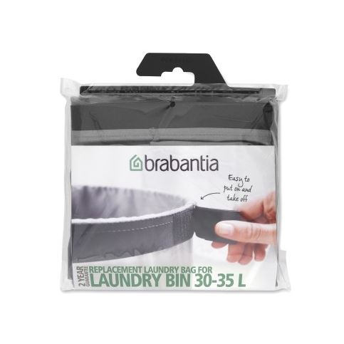 Brabantia – Vasketøjspose – Grå – 35 liter