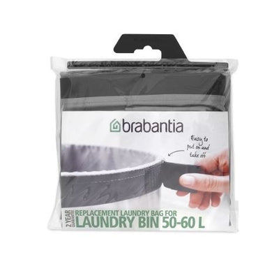 Brabantia - Vasketøjspose Grå - 60 liter