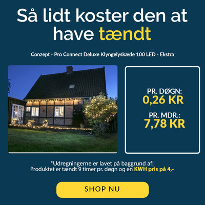 Conzept - Pro Connect Deluxe klusterljuskedja 100 LED - Extra